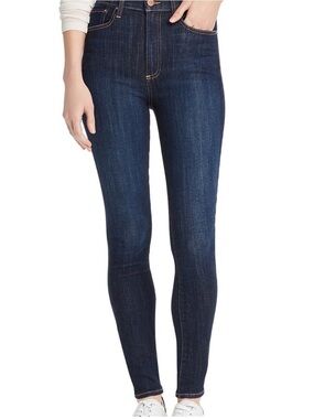 Alice + Olivia Good Mid Rise Skinny Jeans Size 26 Dream On Dark